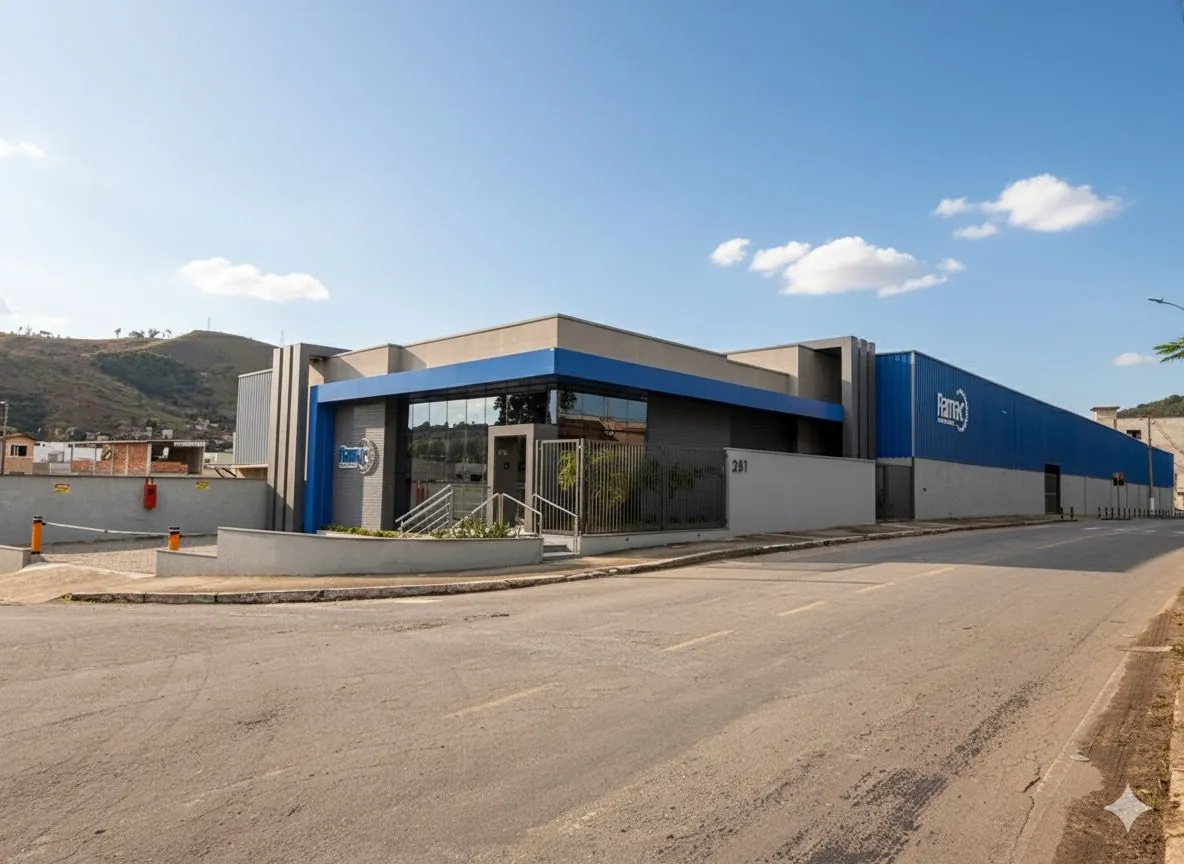 Fachada da Ramac em Timóteo, MG